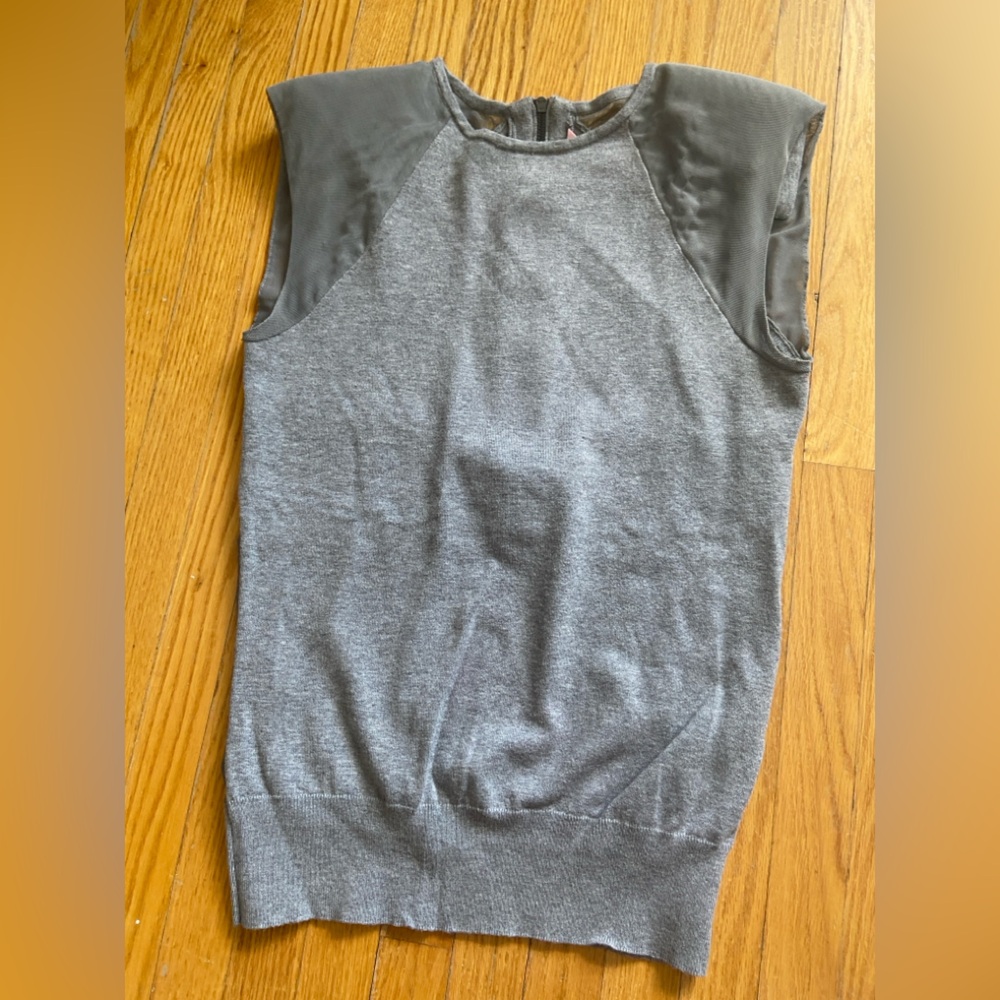 TED BAKER Gray Sleeveless Top